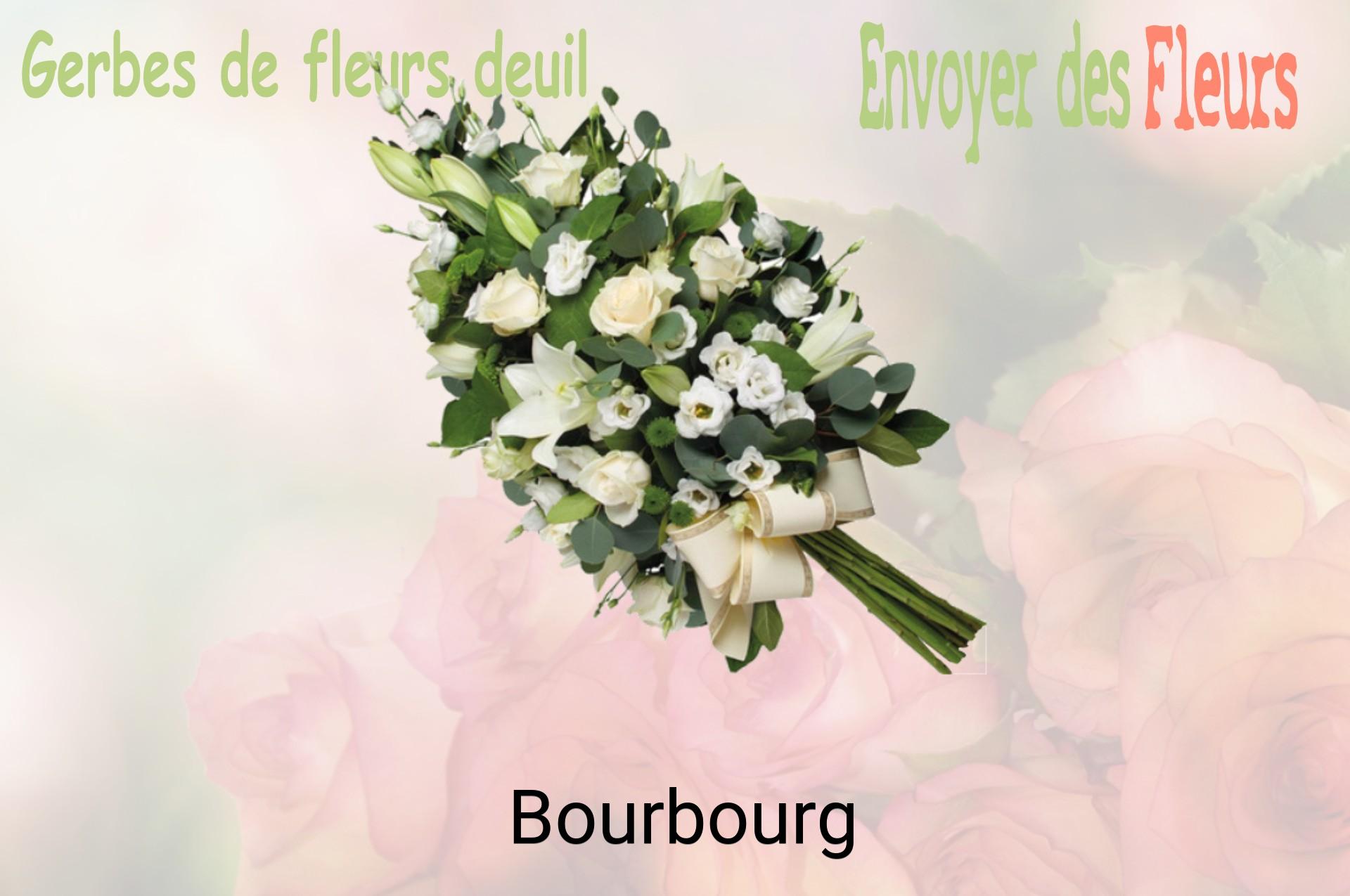 Gerbe de fleurs de deuil livrée à Bourbourg